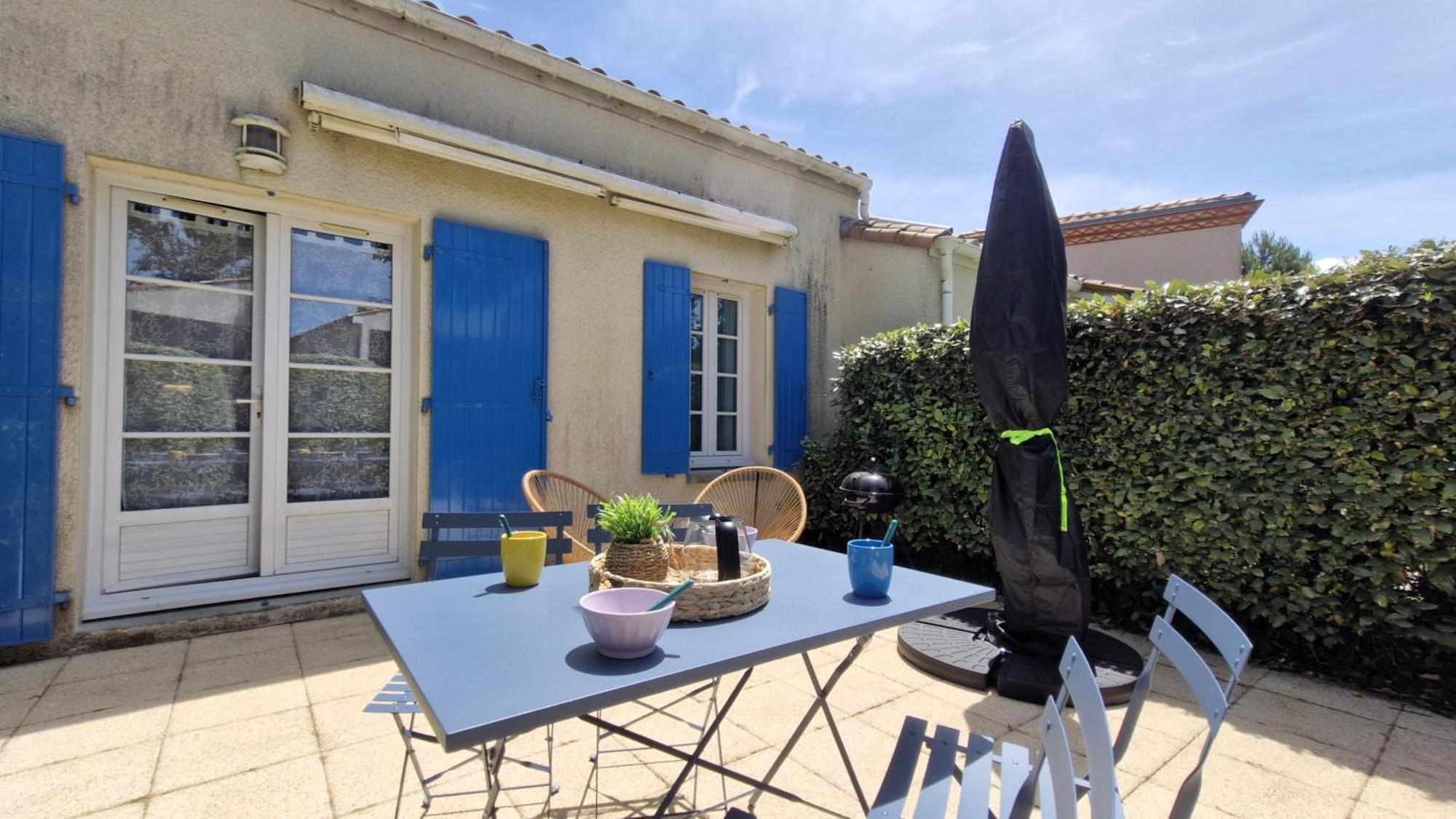 Meschers Sur Gironde - Maisonnette De Vacances - Terrasse - Proche Plage Bagian luar foto